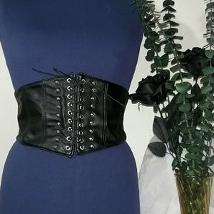 Studded corset belt